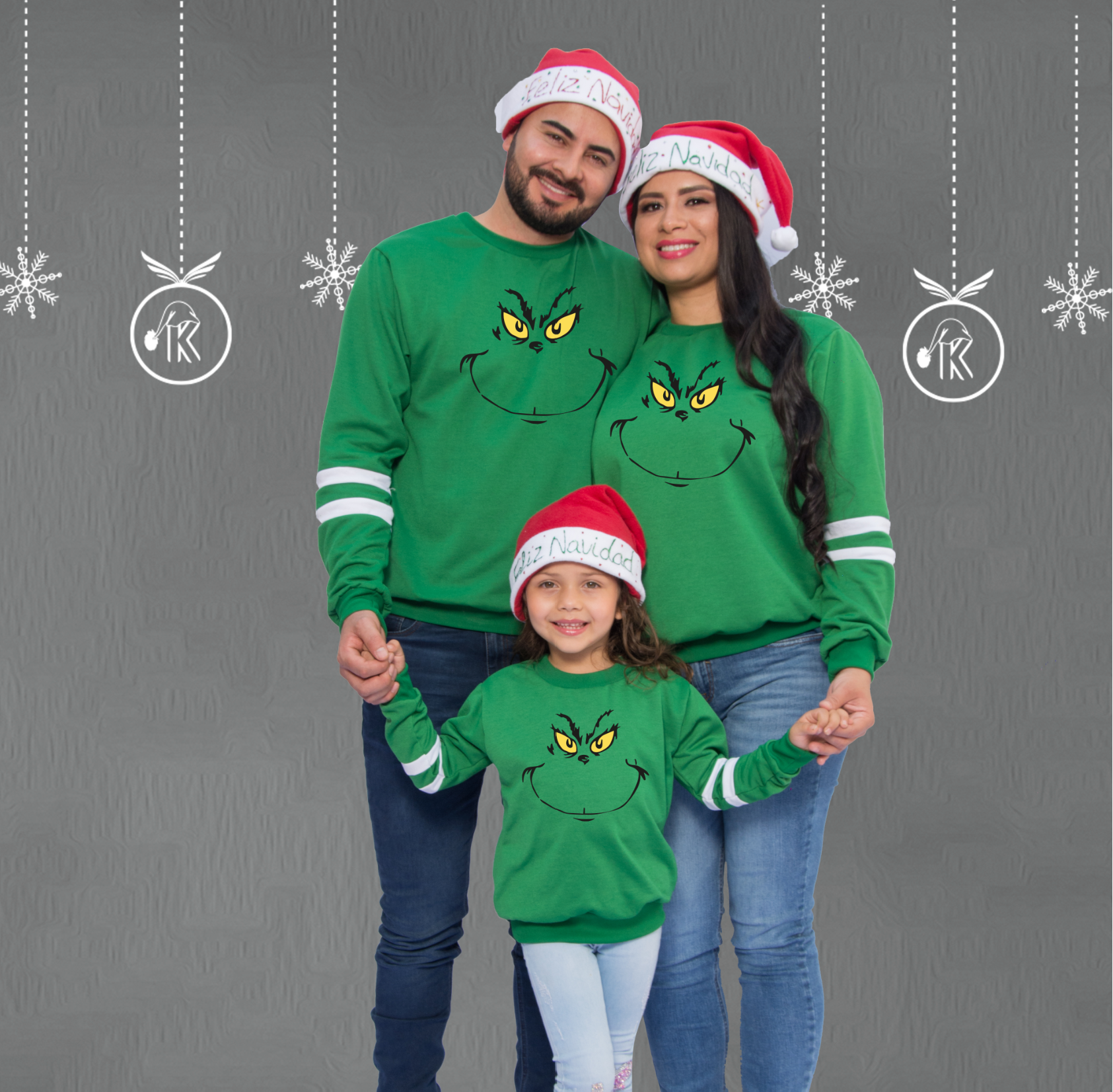 Buzo, Saco Hoodie Grinch Navidad c/u